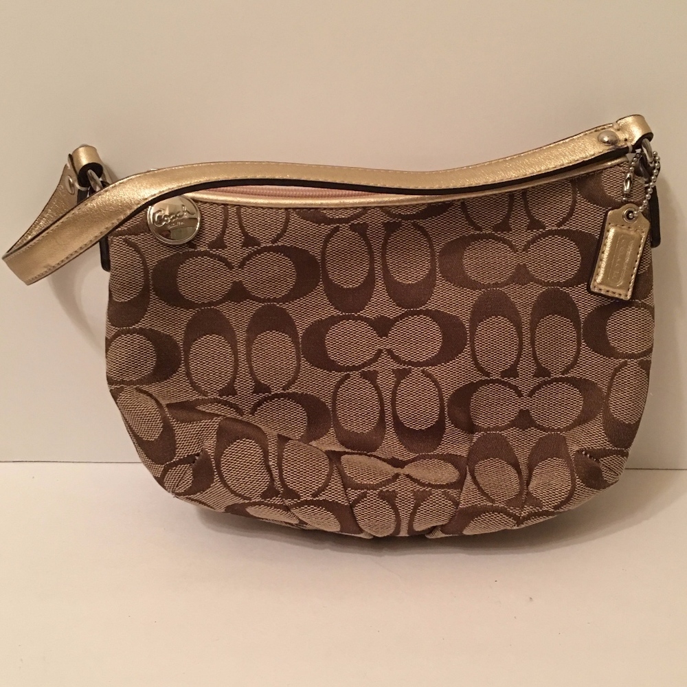 Coach Jacquard Canvas Small Purse